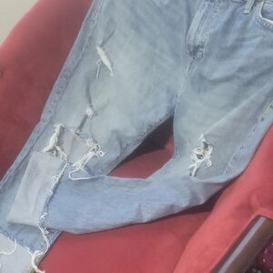 GAP Boyfriend Denim Jeans in Light Blue